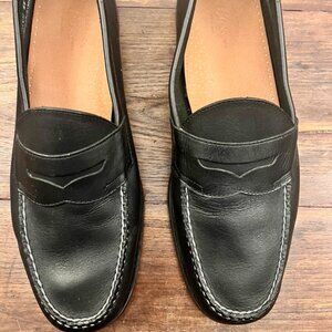 Men's Black Bass Penny Loafer Size 13